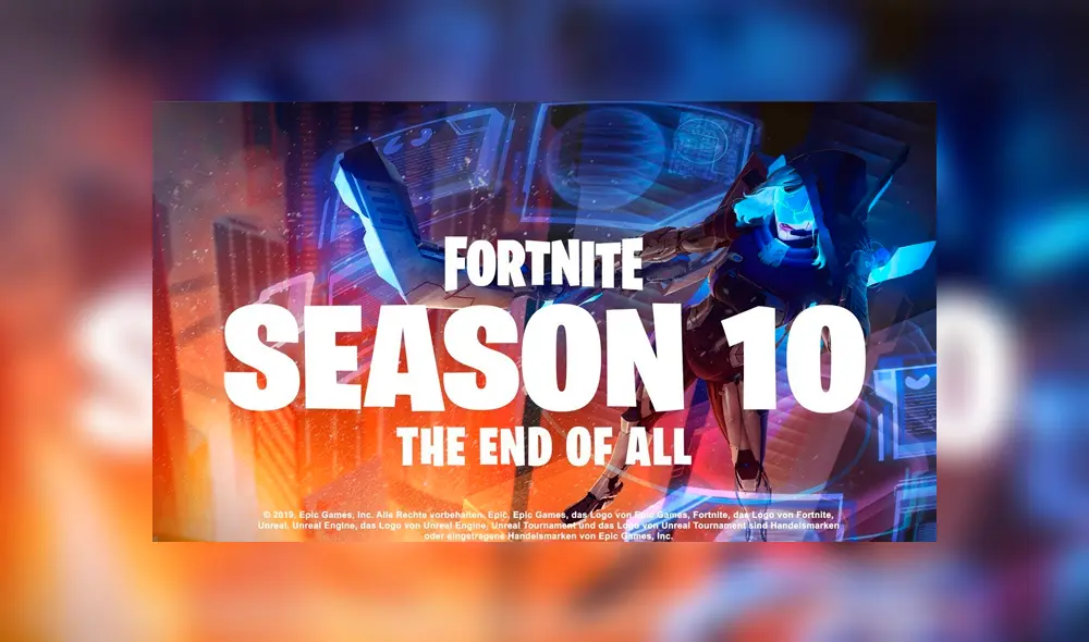 El final de la temporada 10 de Fortnite Battle Royale ya está aquí con el evento “The End”. Conoce la hora para verlo en tu país.