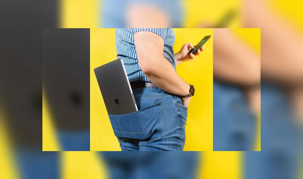 Crean pantalones ‘multiuso’ con gigantesco bolsillo trasero que soporta hasta cuatro latas de cerveza [FOTOS]