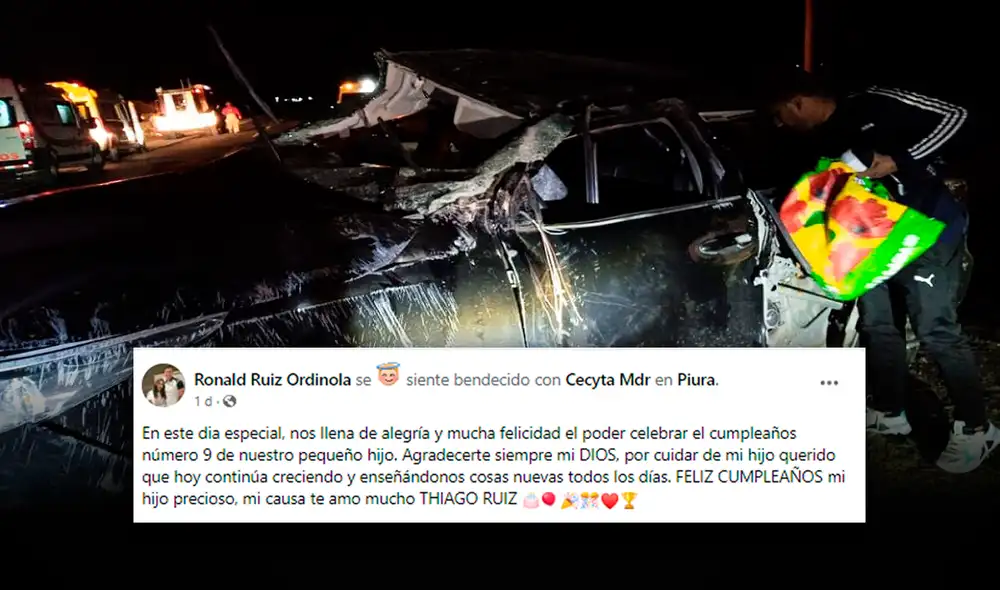 Siniestro se registró en la vía Paita-Piura. Foto: composición Fabrizio Oviedo/La República