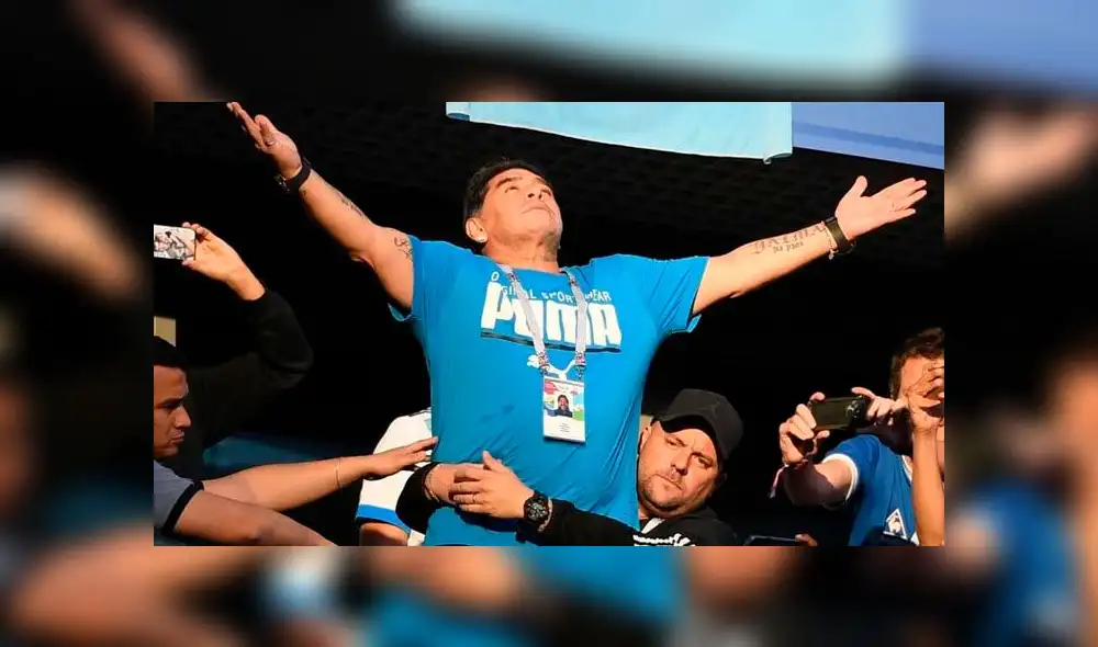 La increíble reacción de Maradona tras el gol de Messi [VIDEO]
