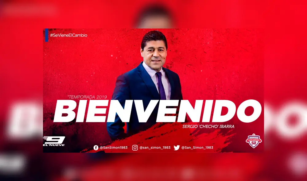 Sergio Ibarra no dirigirá a San Simón en Copa Perú