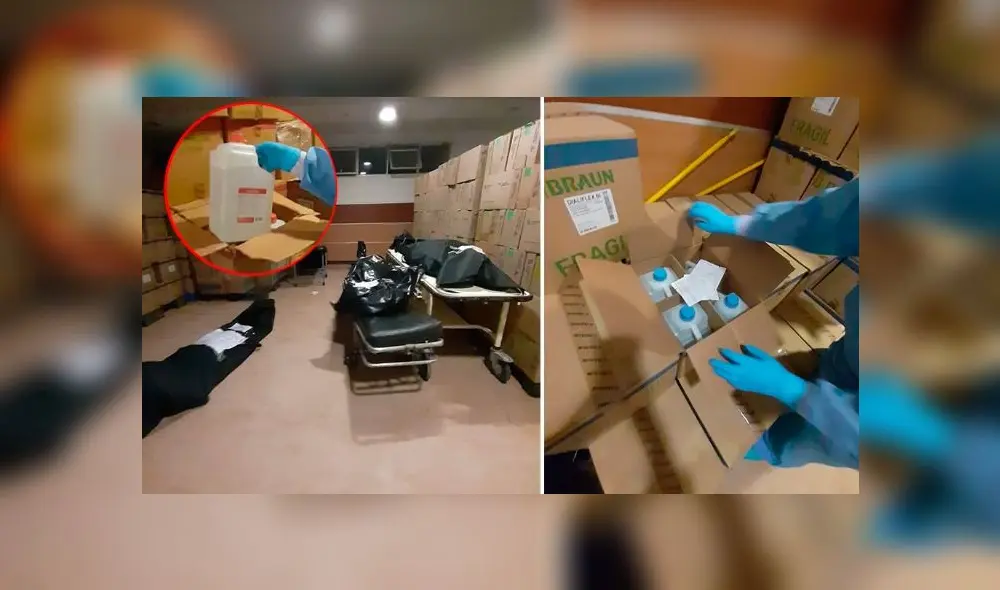 Insumos médicos cerca a cadáveres en el Hospital Regional Lambayeque. Insumos médicos cerca a cadáveres en el Hospital Regional Lambayeque.