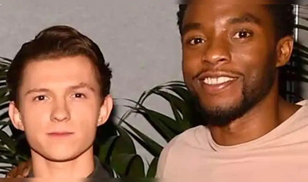 Tom Holland escribió un sentido mensaje para despedir a Chadwick Boseman | FOTO: Instagram