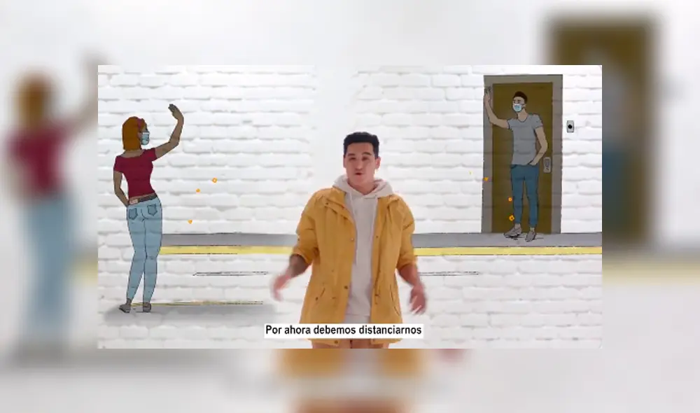 Sociedad civil se organiza para concientizar a los jóvenes sobre el peligro de no respetar el distanciamiento social. Foto: Captura de video Sociedad civil se organiza para concientizar a los jóvenes sobre el peligro de no respetar el distanciamiento social. Foto: Captura de video