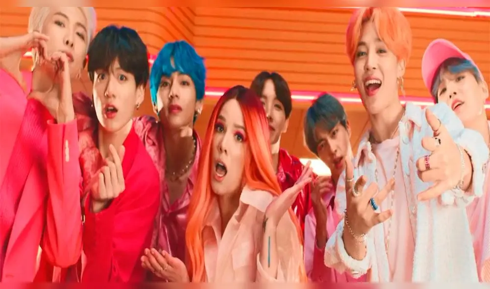 Desliza para ver más fotos de "Boys with luv" de BTS. Créditos: Big Hit Ent.