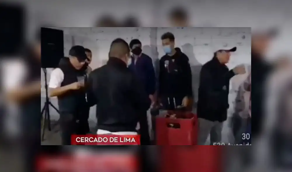 Concierto se realizaba a pocas horas del toque de queda. Foto: captura de América