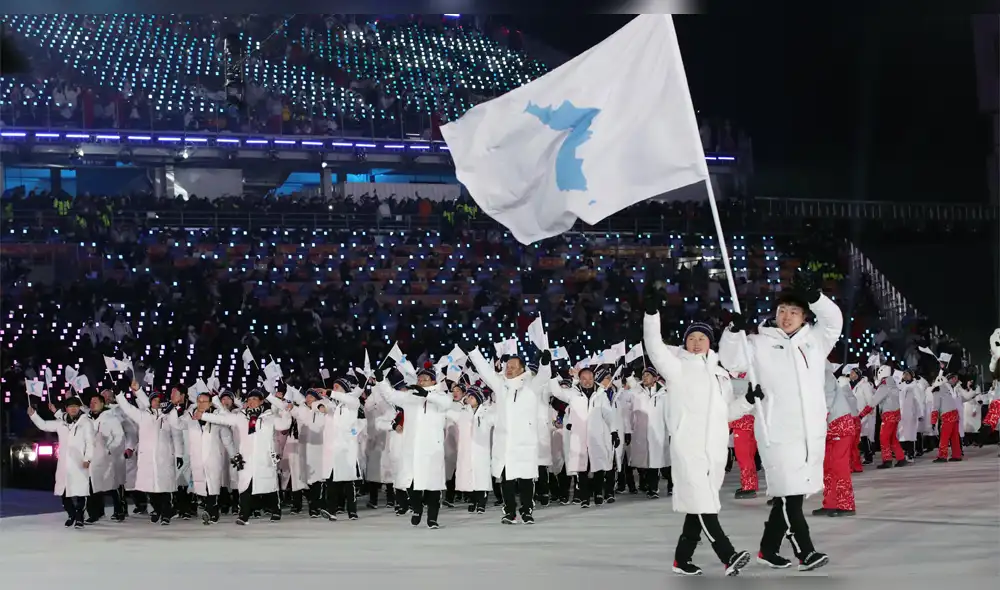 Juegos Olímpicos de Invierno 2018: Las dos Corea desfilaron juntas en signo de paz [VIDEO]