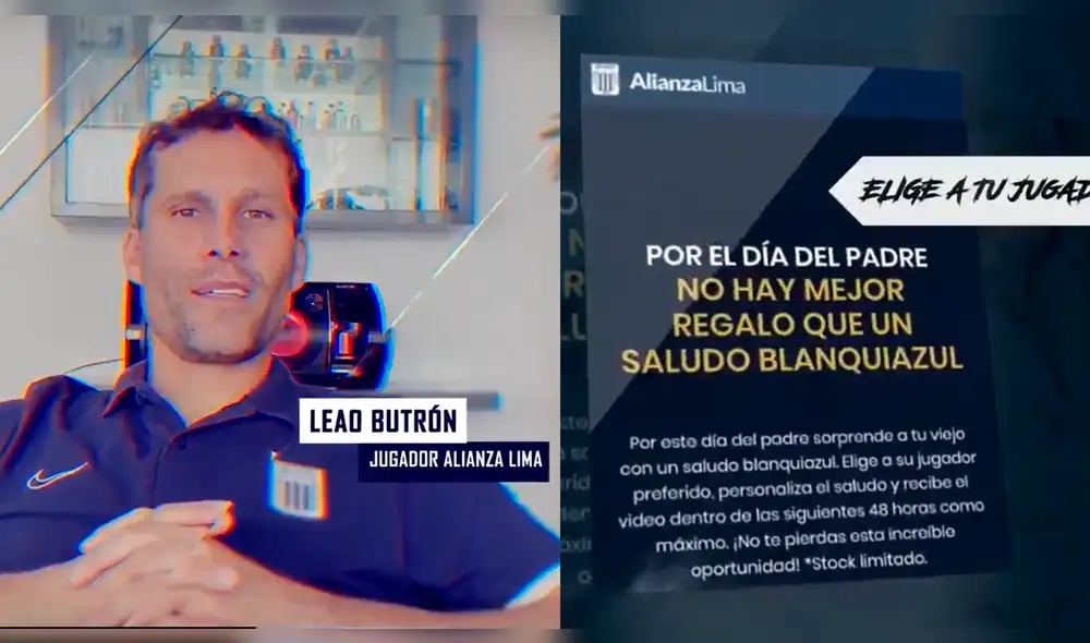 Alianza Lima crea campaña de saludos personalizados por el Día del padre. Foto: Captura Twitter Alianza Lima Alianza Lima crea campaña de saludos personalizados por el Día del padre. Foto: Captura Twitter Alianza Lima