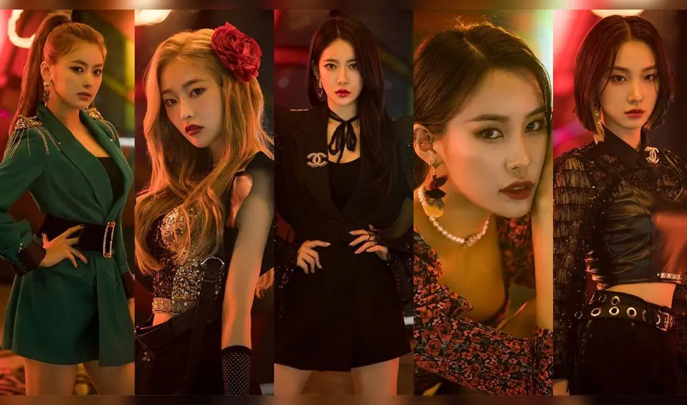 Cuatro de las cinco miembros de HINAPIA eran ex-integrantes de PRISTIN. Foto: OSR