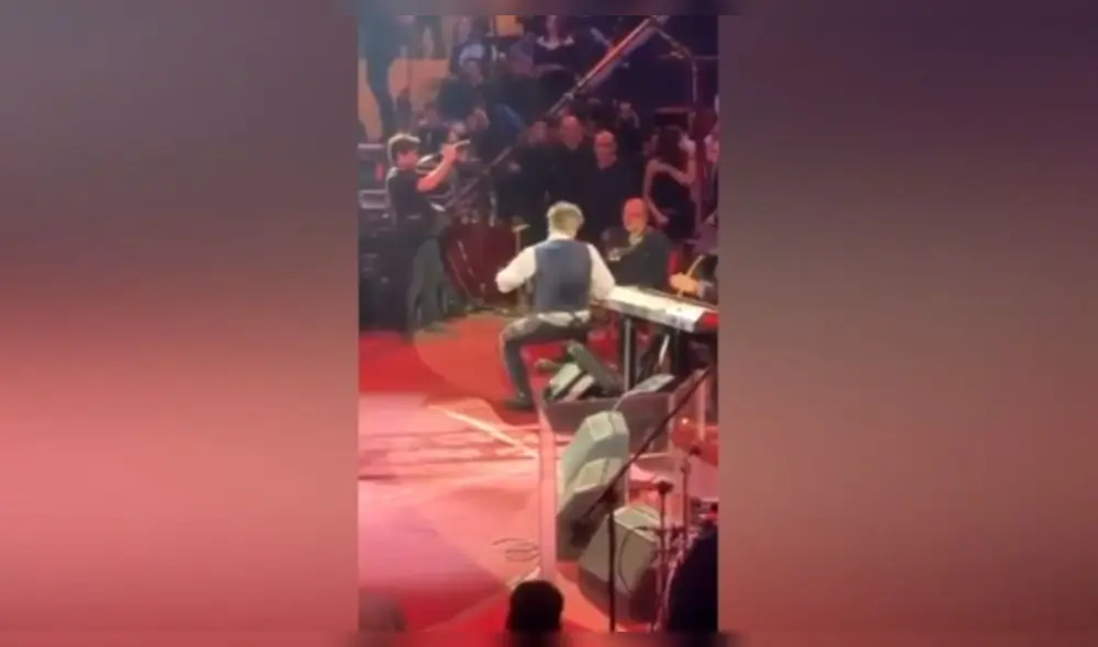 Alejandro Fernández no puede cantar y se cae por estar ebrio [VIDEO]