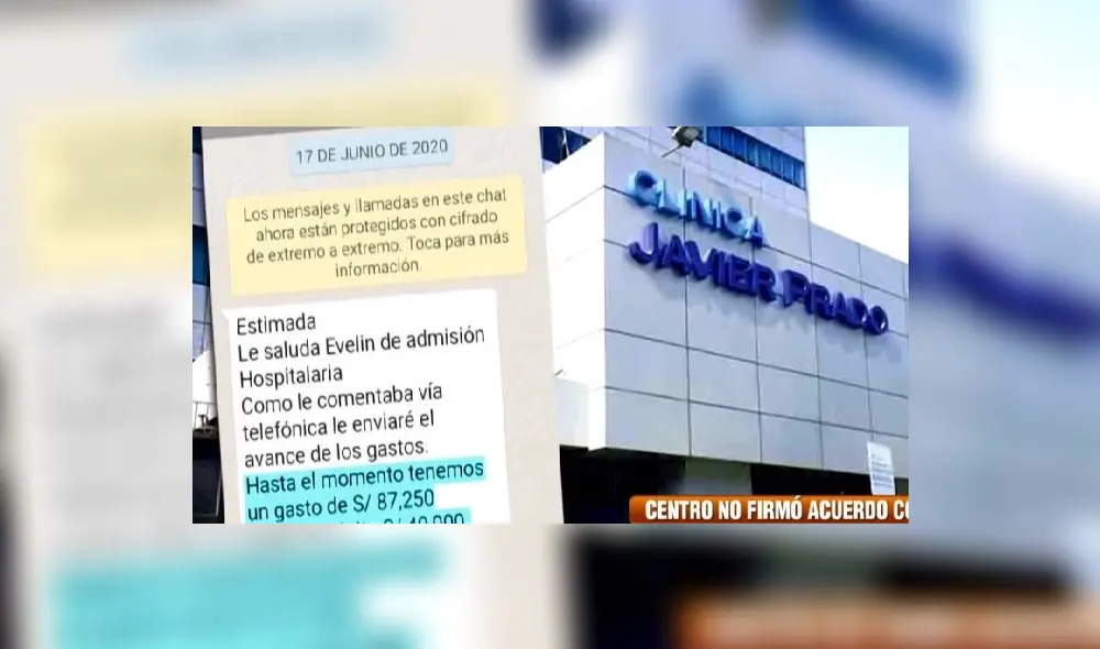 Paciente debe más de S/ 188.000 a clínica Javier Prado. Foto: Captura Al Estilo de Juliana. Paciente debe más de S/ 188.000 a clínica Javier Prado. Foto: Captura Al Estilo de Juliana.