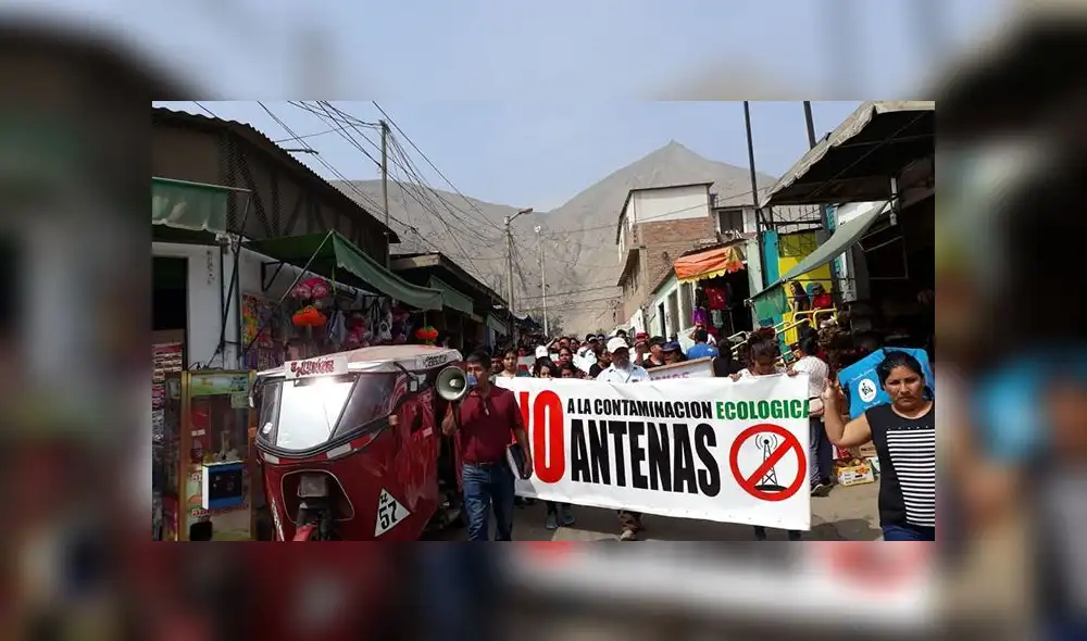 Cieneguilla: vecinos protestan por instalación de antena Cieneguilla: vecinos protestan por instalación de antena