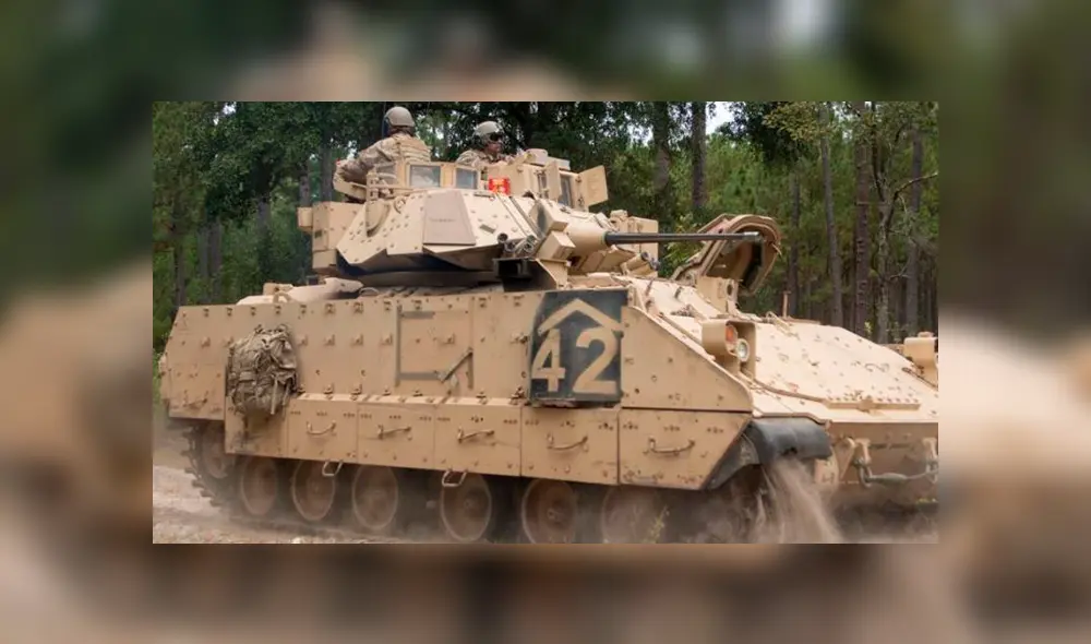 Los soldado eran parte del Primer Equipo de Combate de la Brigada Blindada y se desplazabn en un vehículo Bradley. Foto:Difusión