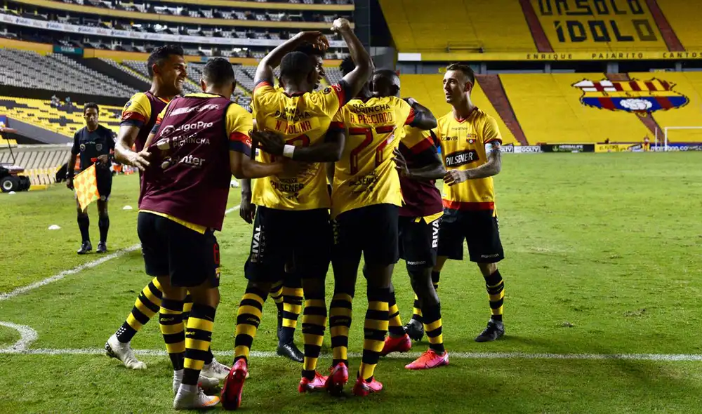 Barcelona depende de sí mismo para llegar a la final del fútbol ecuatoriano. Foto: @marcadorec Barcelona depende de sí mismo para llegar a la final del fútbol ecuatoriano. Foto: @marcadorec