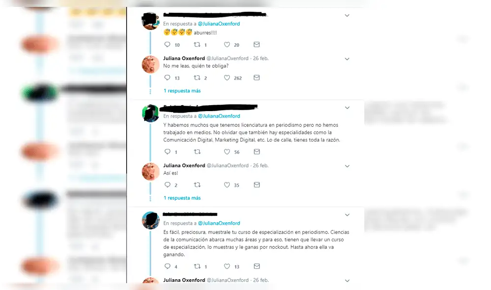 Beto Ortiz lanza comentario irónico tras la respuesta de Juliana Oxenford a un 'hater'