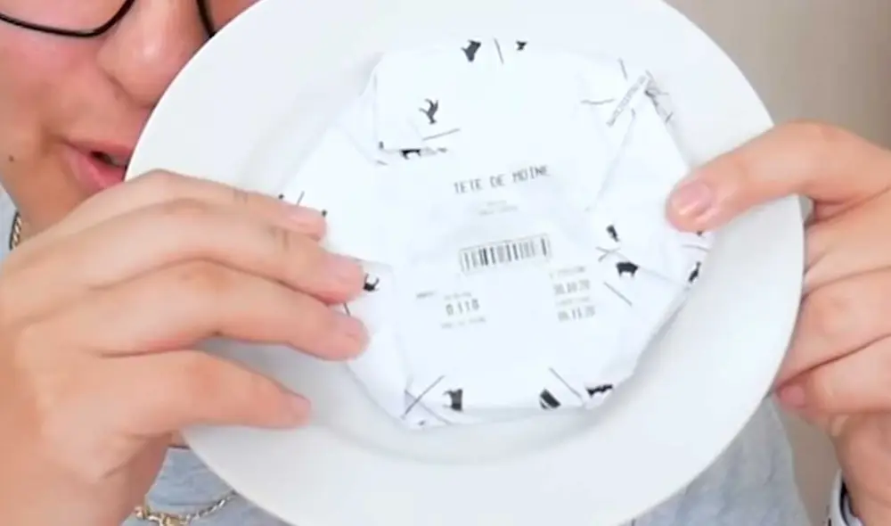 Desliza las imágenes para ver el aspecto de este costoso queso que cuesta 400 soles. Foto: captura de YouTube/Ariana Bolo Arce