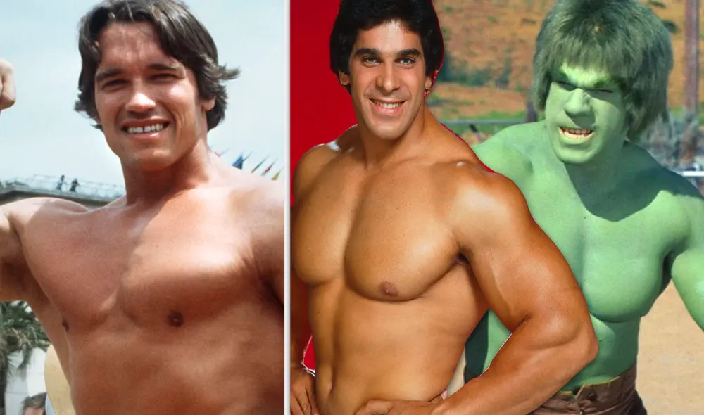 Lou Ferrigno interpretó a Hulk en la serie de 1978, mientras que Bill Bixby, a Bruce Banner (la versión humana del hombre verde). Foto: composición LR/Vienna.AT/Men's Health/Universal Television
