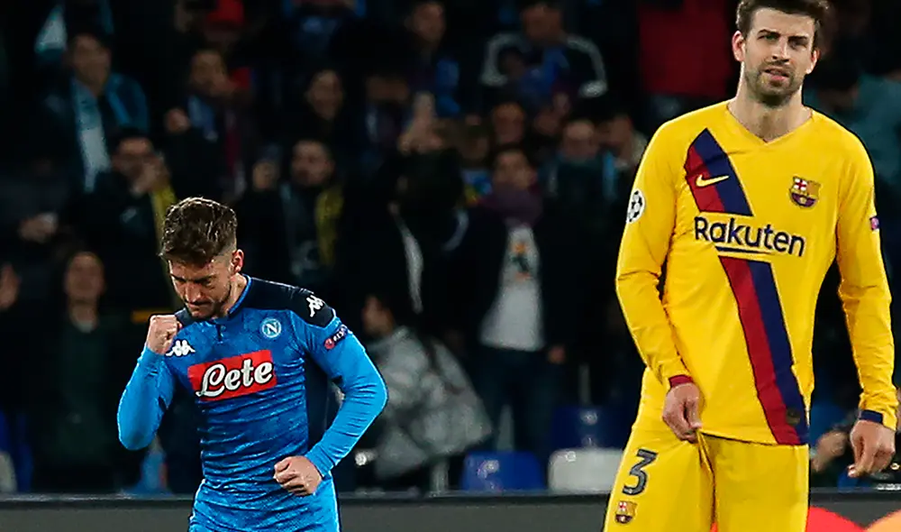 Mertens marcó el primero para el Napoli. Mertens marcó el primero para el Napoli.