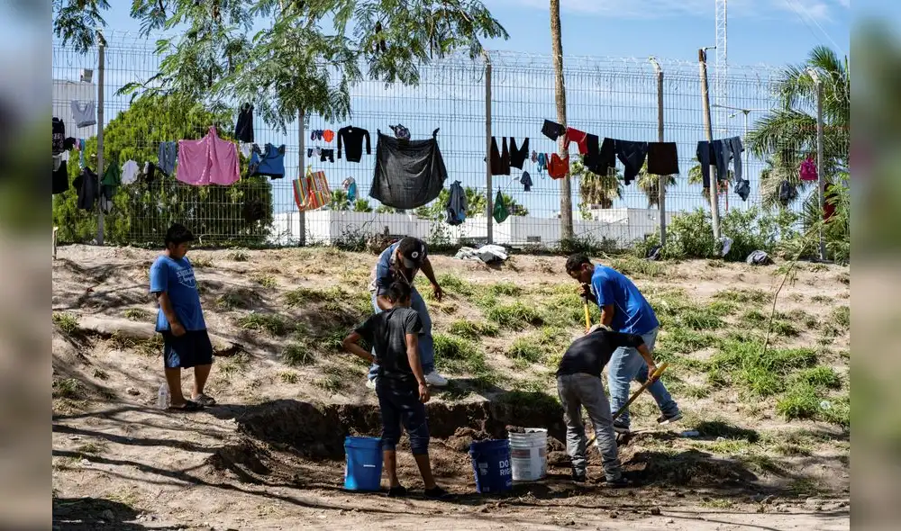 Iglesia Metodista Unida de Claremont representó el nacimiento para no olvidar a las familias migrantes separadas en la frontera de EE. UU. y México. Foto: Difusión.