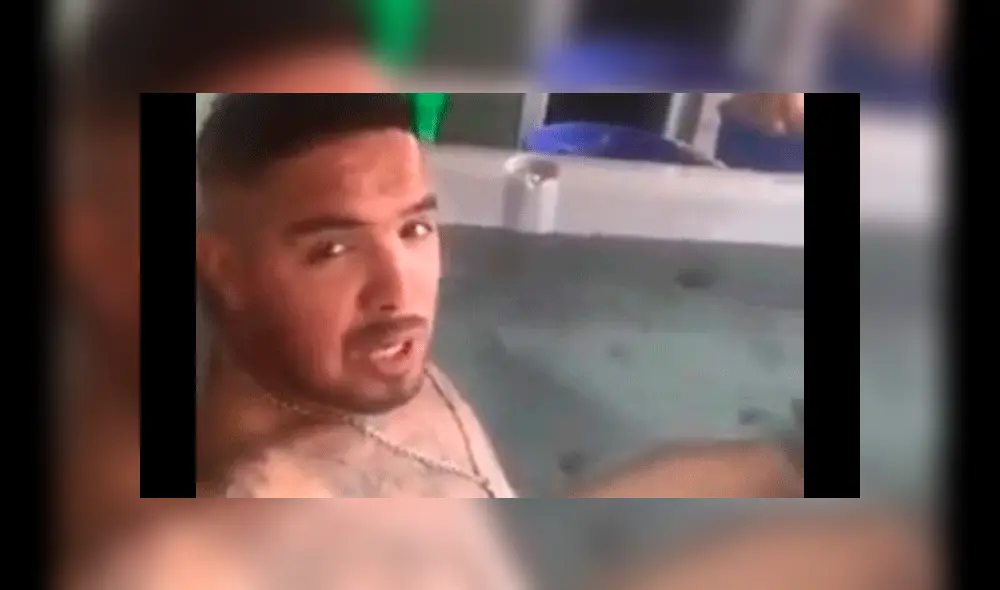 Instagram: Semidesnudo, Juan Vargas fue captado en curioso video