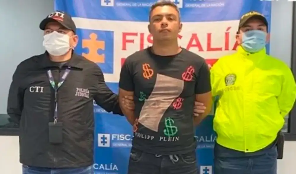 Anderson Johan Pineda, de 38 años, fue detenido por el homicidio del asesino de su hermano. Foto: HRN Anderson Johan Pineda, de 38 años, fue detenido por el homicidio del asesino de su hermano. Foto: HRN