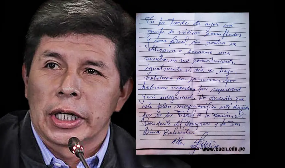 Pedro Castillo presentó una carta mediante Guillermo Bermejo. Foto: composición de Fabrizio Oviedo