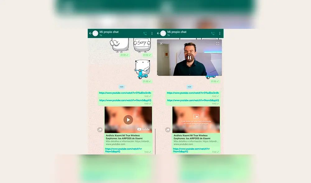 WhatsApp permtirá ver videos en ventana flotante mientras usamos otras aplicaciones.