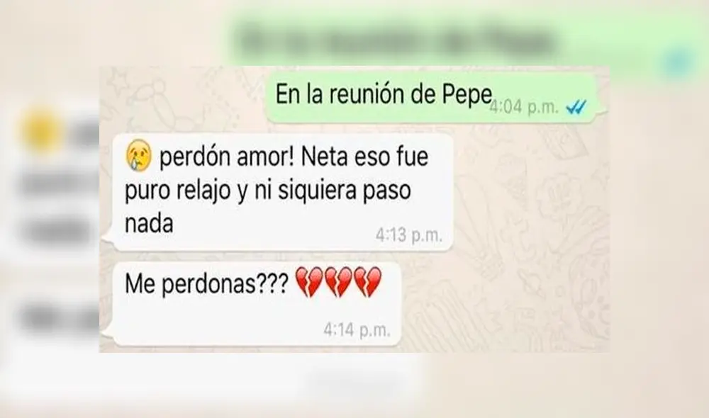 WhatsApp: recibe por error fotos de la amante del esposo y reacciona así [FOTOS]