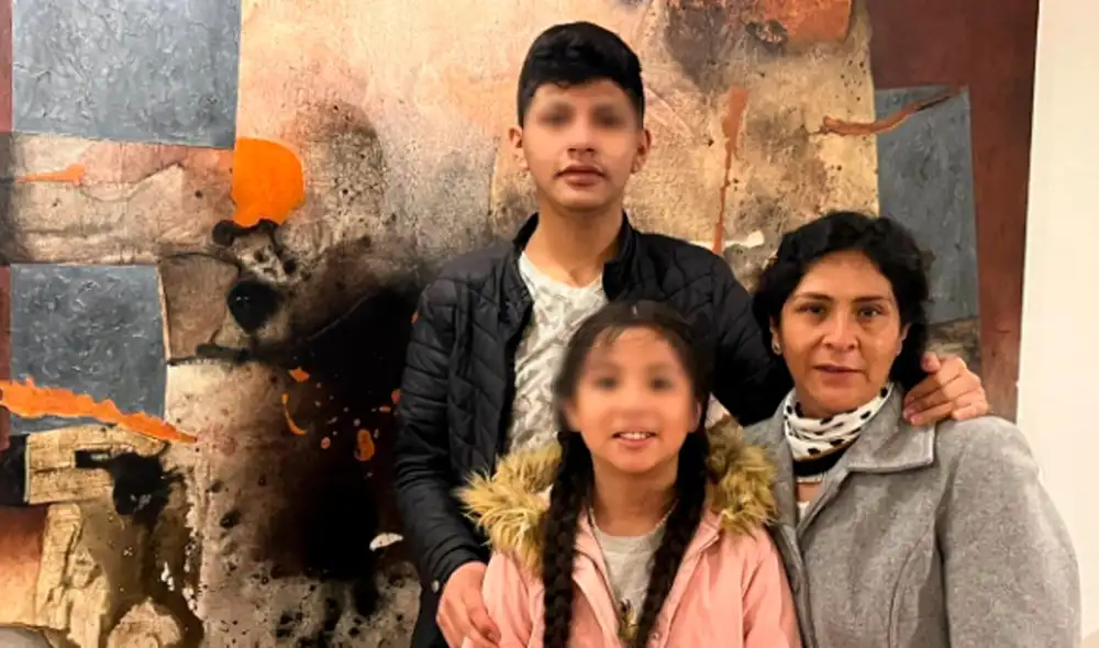 Asiladas. Lilia Paredes y sus dos menores hijos permanecen en Embajada de México en Perú. Foto: Twitter.