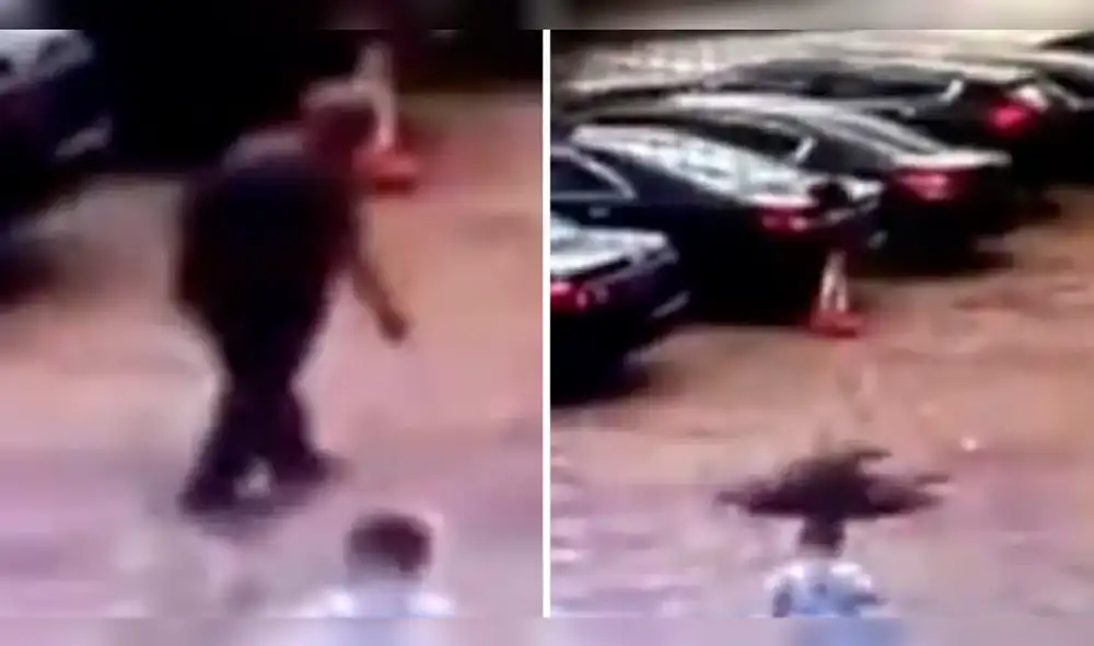 YouTube: captan aterrador momento en que la tierra "traga" a un transeúnte [VIDEO]