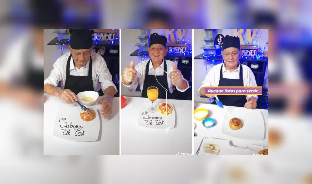 Desliza las imágenes para ver más detalles de este abuelito que es viral en TikTok.