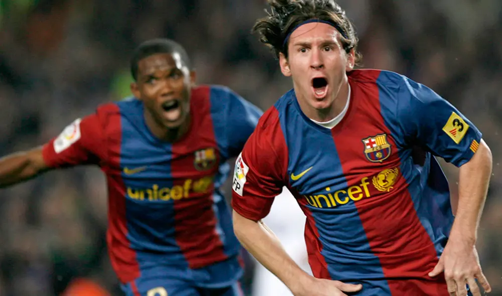 Samuel Eto'o pidió cambiar el nombre del FC Barcelona si Messi deja el club. (FOTO: AFP). Samuel Eto'o pidió cambiar el nombre del FC Barcelona si Messi deja el club. (FOTO: AFP).