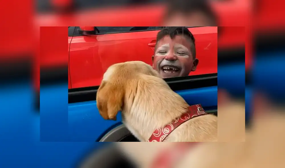 Facebook: perro rescatado y 'niño payasito' protagonizan tiernas imágenes que se volvieron virales Facebook: perro rescatado y 'niño payasito' protagonizan tiernas imágenes que se volvieron virales