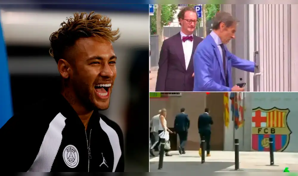 Neymar se acerca al Barcelona: presidente azulgrana y abogado del brasileño fueron captados en las oficinas del club español.