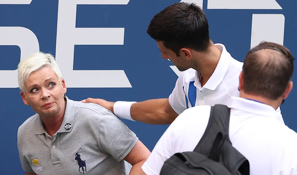 Novak Djokovic quedó eliminado del US Open 2020. Foto: AFP