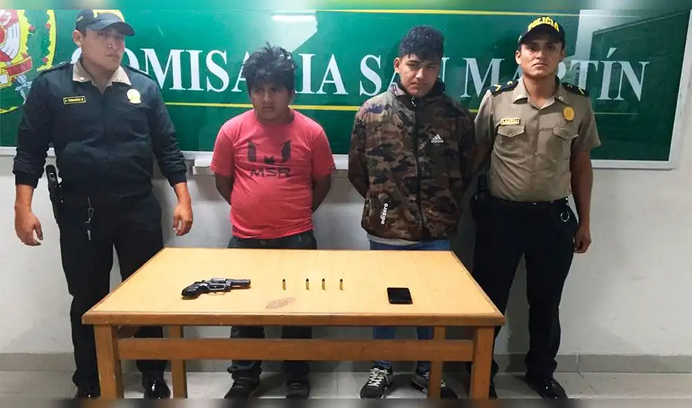 Piura: en persecución policial logran capturar a dos delincuentes