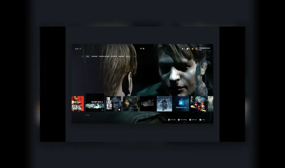 El video filtrado muestra diversos fondos de pantalla.