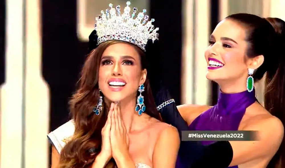 Diana Silva ganó el Miss Venezuela 2022. Foto: captura YouTube Diana Silva ganó el Miss Venezuela 2022. Foto: captura YouTube