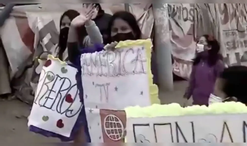 Gian Piero Díaz también reafirmó el compromiso de Esto es guerra y anunció que continuarán llevando ayuda. (Foto: Captura América TV) Gian Piero Díaz también reafirmó el compromiso de Esto es guerra y anunció que continuarán llevando ayuda. (Foto: Captura América TV)