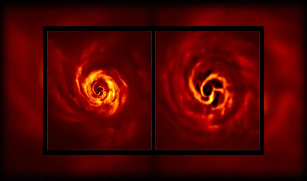 El descubrimiento se dio alrededor de la joven estrella AB Aurigae. Foto: ESO