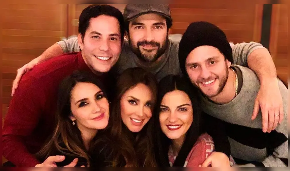 RBD decidió sorprender a sus seguidores por Año Nuevo con una foto del reencuentro de los integrantes del grupo. Foto: Instagram
