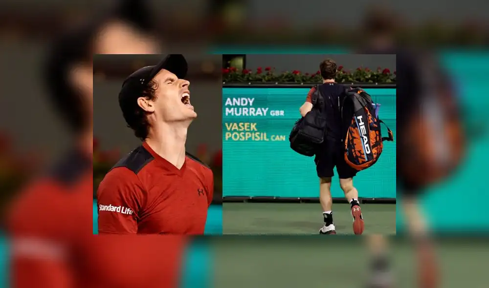 ¡Andy Murray quedó fuera de Indian Wells! El 129 del ranking ATP derrotó al mejor del mundo | VIDEO