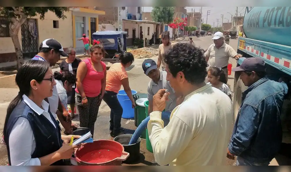 SUNASS verificó el restablecimiento del servicio de agua potable en Lambayeque