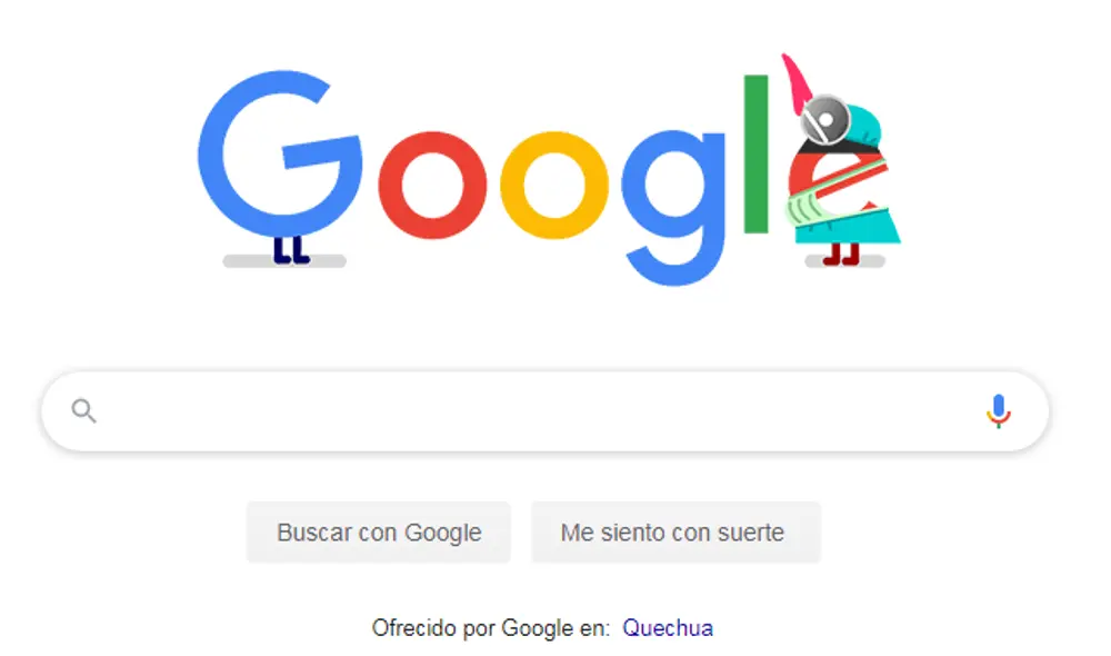 El doodle de hoy, 7 de abril, es el primero que contiene un error en toda la historia de Google.