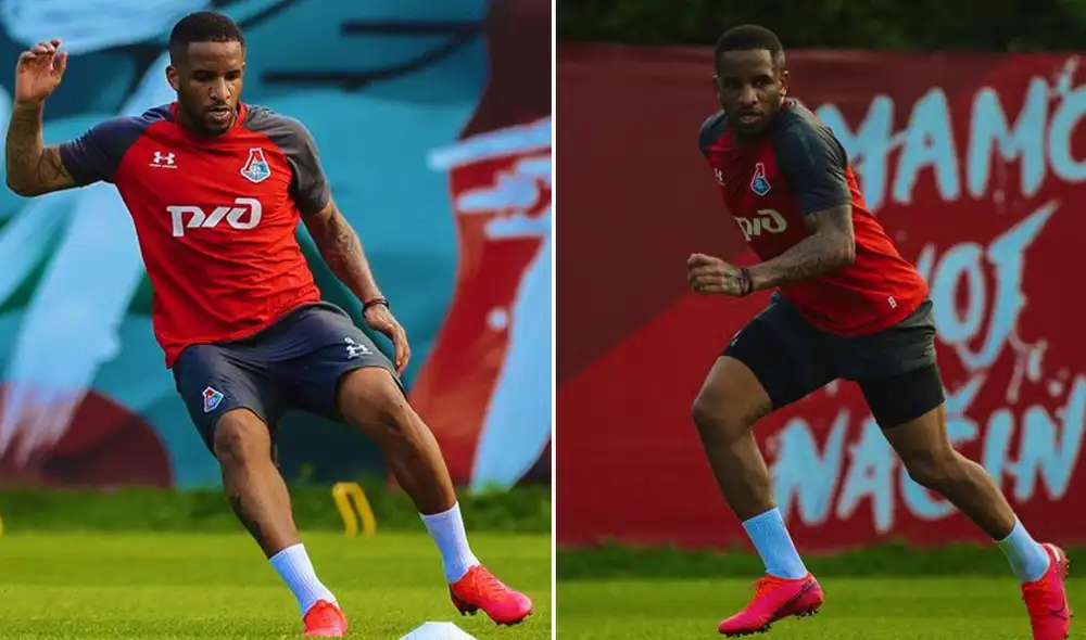 Jefferson Farfán reapareció en los entrenamientos del equipo ruso. | Foto: Lokomotiv de Moscú