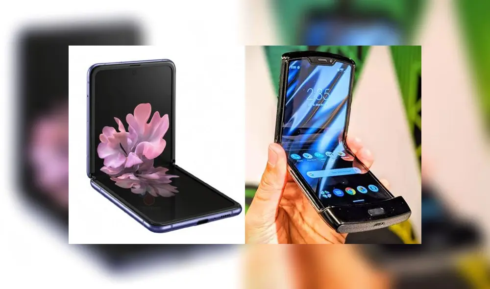 Samsung Galaxy Z Flip y su rival Motorola Razr