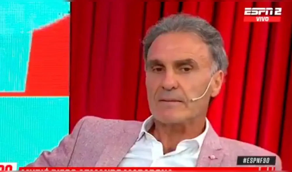 Ruggeri y Maradona fueron campeones del mundo en México 86. Foto: captura ESPN