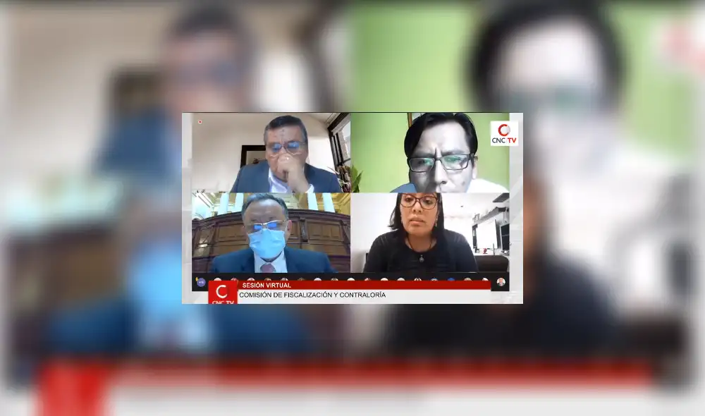 Karem Roca se presenta ante la Comisión de Fiscalización. Foto: Captura Congreso. Karem Roca se presenta ante la Comisión de Fiscalización. Foto: Captura Congreso.