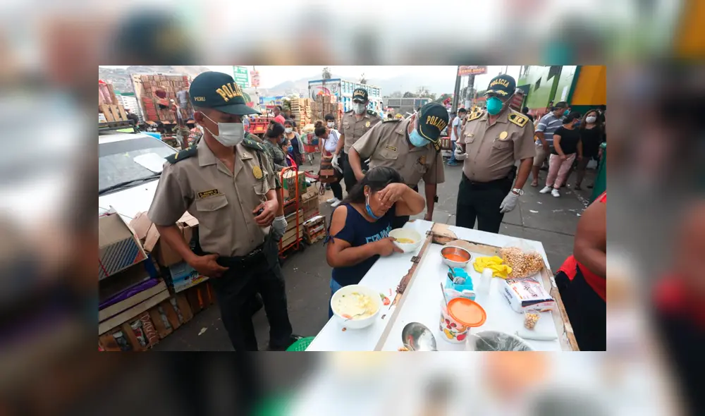 PNP retiene a vendedores ambulantes PNP retiene a vendedores ambulantes