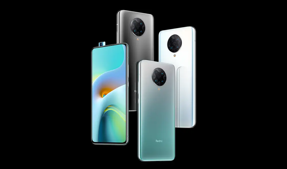 El Redmi K30 Ultra está disponible en color azul, negro y blanco. | Foto: Xiaomi El Redmi K30 Ultra está disponible en color azul, negro y blanco. | Foto: Xiaomi